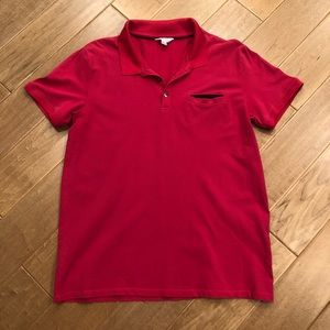 Calvin Klein Men’s Cotton Polo Shirt Size XL Red